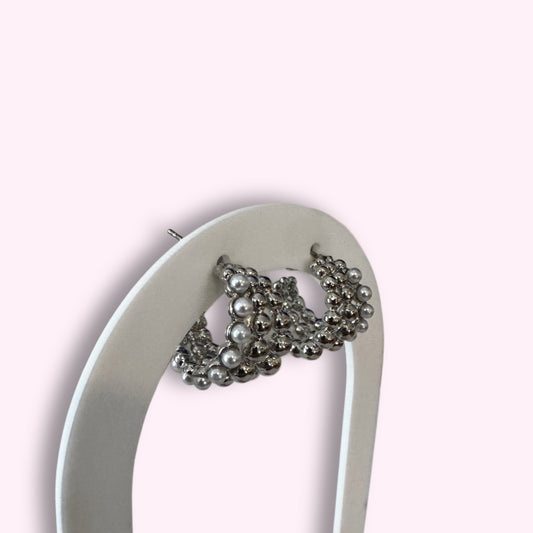 Silver Hoops Earring