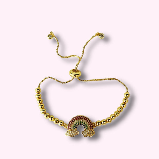 rainbow cloud bracelet
