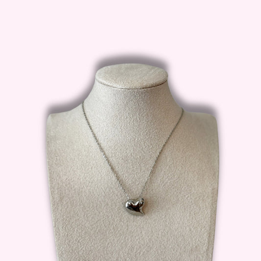 Mini heart Necklace (Silver)