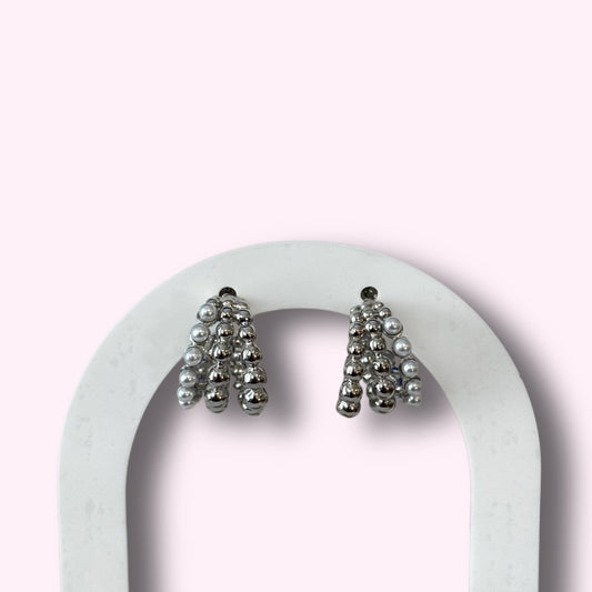 Silver Hoops Earring